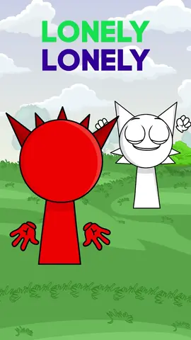 Lonely Lonely - i guess I'm Lonely 🥹 Wenda + Raddy ❤️ #meme #sprunki #incredibox