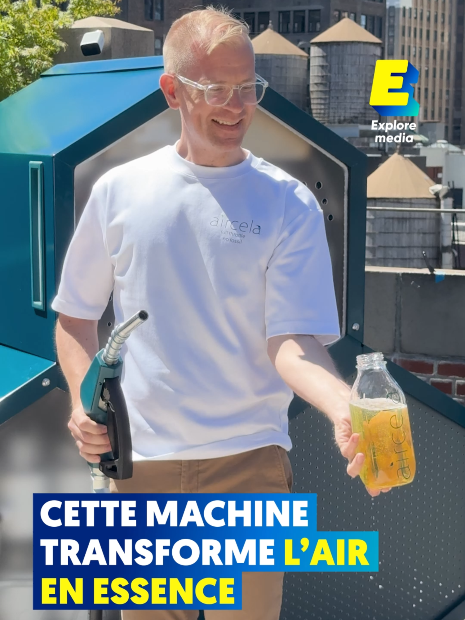 Cette machine transforme l'air en essence ⛽️ #apprendresurtiktok #LearnOnTikTok #innovation #air #essence
