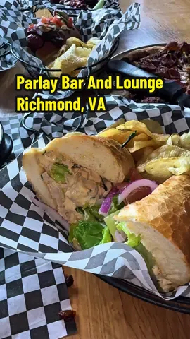 BAR FOOD in Richmond, VA 🤯🔥 First time trying Parlay Bar And Lounge 📍 3117 W Leigh St Richmond, VA  23230 #hiddengems #richmondva #foodtiktok #mukbangeatingshow #fyp 
