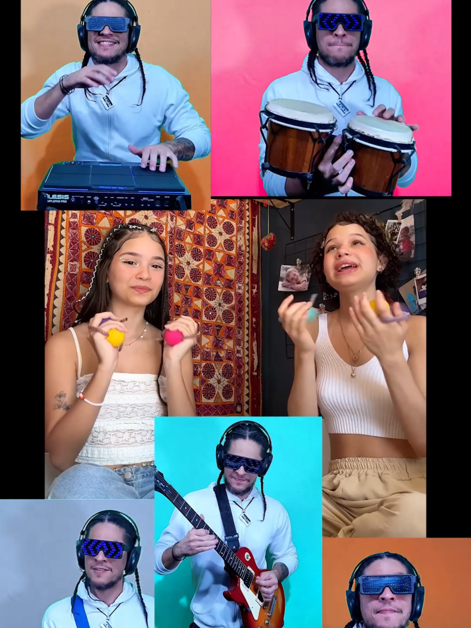 Remix com @analuusampaio e @sararira  Música: Me Abraça - Banda Eva