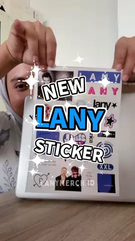 Just got a new drop from lanymerch.id, and it’s a sticker! Let’s decorate #lanysticker with me💙 Aku pasang stickernya sih di laptop biar semangat kerja😭 kalo kamu bakalan taro dimanaaaa?!?! Kasi tau gak 🫵🏻🫵🏻 #lanymerch #lany #lanyinjakarta #sticker #knowyounaked @paul klein @LANY 