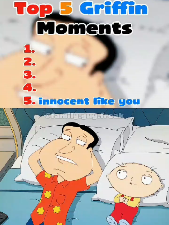 TOP 5 griffin moments  #familyguyclips #familyguy #stewiegriffin #briangriffin #petergriffin #griffin #top5 #funnytiktok #padredefamilia #ranking #viraltiktok 