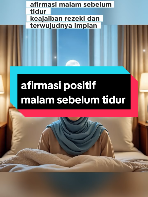 afirmasi malam sebelum tidur. yuk luangkan sedikit waktu sebelum tidur dengan afirmasi positif,dzikir dan doa KPD Allah. #afirmasipositif #afirmasimalam 
