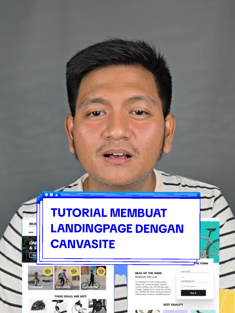 Cara bikin website dengan canvasite