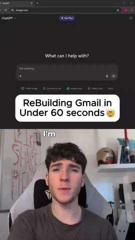 rebuilding Gmail in 60 seconds with AI