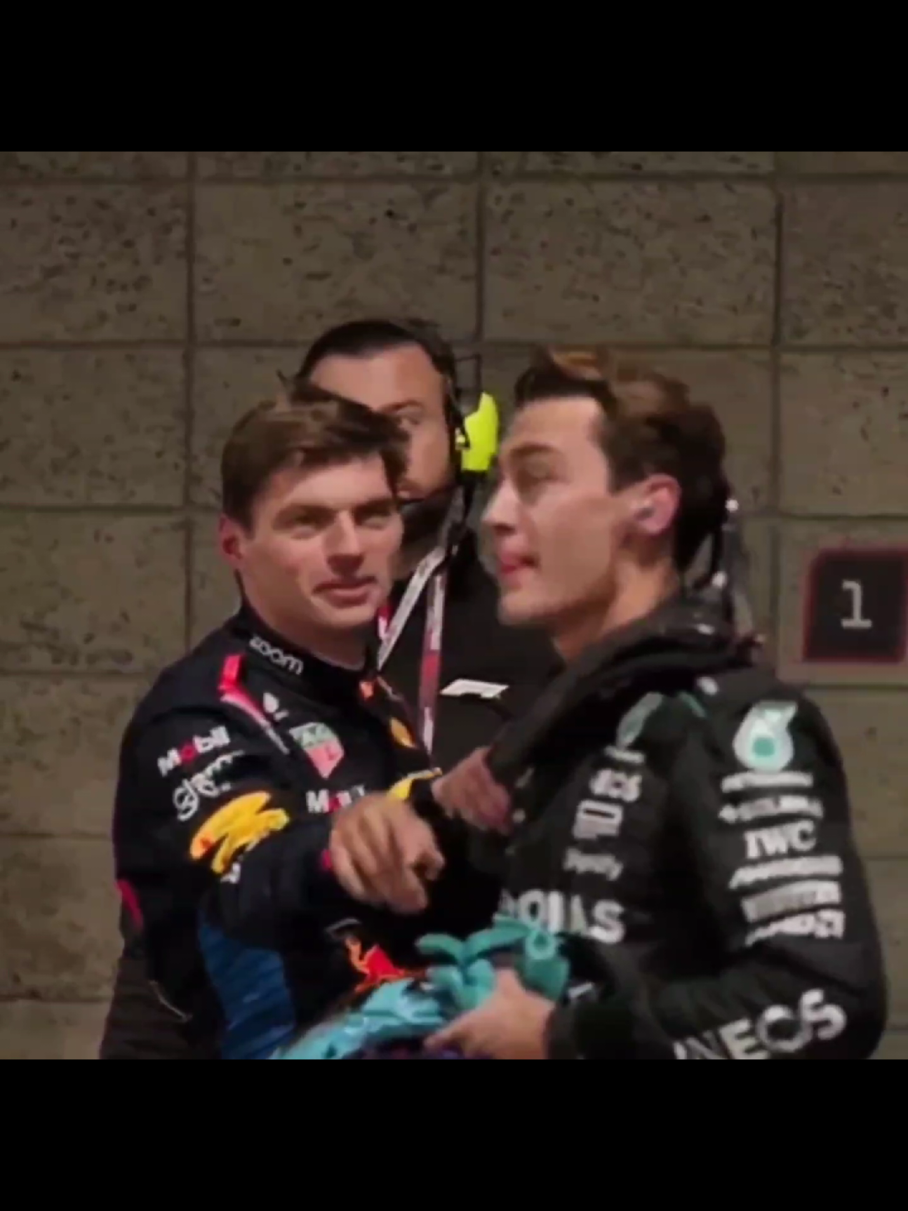 Oh, I just love Max and George's toxic relationship ❤️‍🩹😘 #maxverstappen #georgerussell #georgerusselledit #maxverstappenedit #redbullf1 #f1drivers #russtappen #f1 #f1drivers 