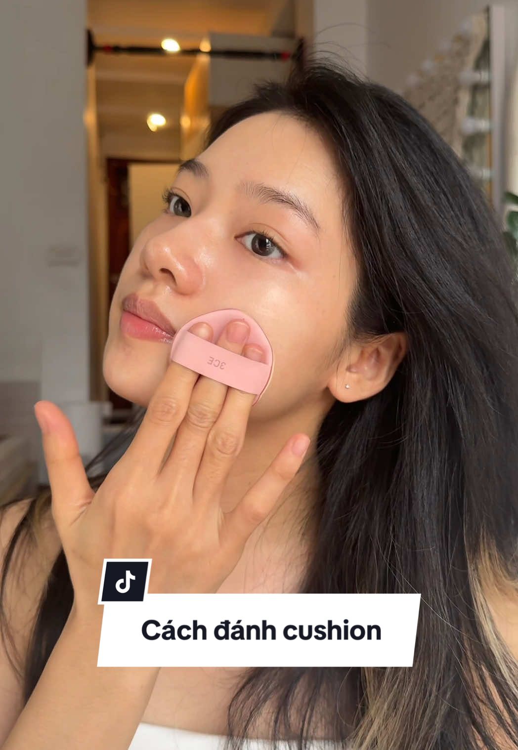 cách đánh cushion bền #makeuptutorial #LearnOnTikTok #xinhdep #cushion #3andchịem #3cevn #3cepartner 