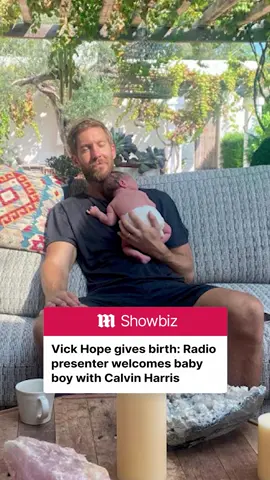 Vick Hope has welcomed her first child with her husband Calvin Harris. Calvin announced the arrival of their first child, a son named Micah, and shared the happy news to Instagram on Monday afternoon. BBC Radio 1 host Vick, 35, welcomed their son during a home water birth according to a candid image shared by Calvin of his wife lay in the birthing pool. Included in the gallery of images was a graphic photograph of Vick's placenta, which was later turned into pills by drying and grinding the organ into a powder that's then encapsulated. This practice, called placentophagy, is believed by some to offer postpartum benefits. #calvinharris #vickhope #birth #newborn #baby #pregnant #placenta 