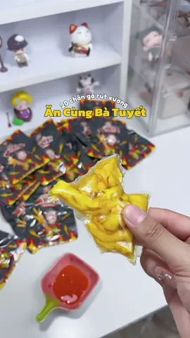 chân gà bà Tuyết ngonn mà chất lượng lắm luôn á chùi uii😍#mytamnunbox #tiktok #xuhuong #ancungbatuyet #changarutxuong 