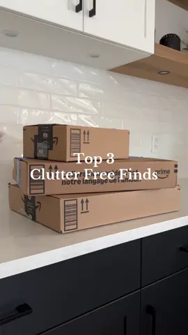 Top 3 Amazon Finds that keep my kitchen counters clutter free! Linked in my Amazon Shop under CLUTTER FREE. #AmazonEdit #AmazonFinds #ClutterFreeKitchen #MinimalKitchen #KitchenOrganization #CountertopGoals #amazonmusthaves