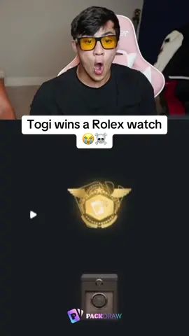 Togi wins a Rolex watch 😭☠️ #kickstreaming 