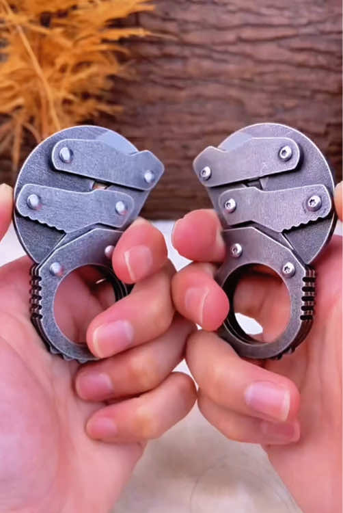 Do you want one?#fyp #knife #blade #ringknife #hakatoy #edc #foldingknife #tacticalgear 