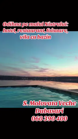 Pentru o odihnă plăcută adresează-te la NistruM                   #fyp #foryou #r #moldova🇲🇩 