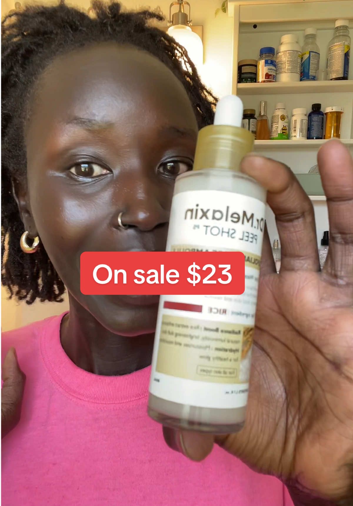 The white rice exfoliator is on sale!😆 #drmelaxinpeelshot #peelshot #drmelaxin #skincare #skincareroutine 