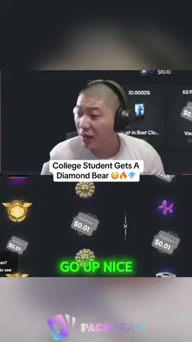 College Student Gets A Diamond Bear 😳🔥💎 #kickstreaming 
