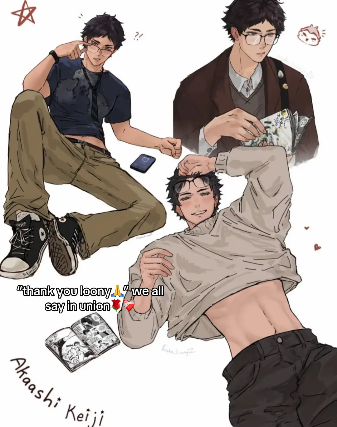 😋 #haikyuu #loony 