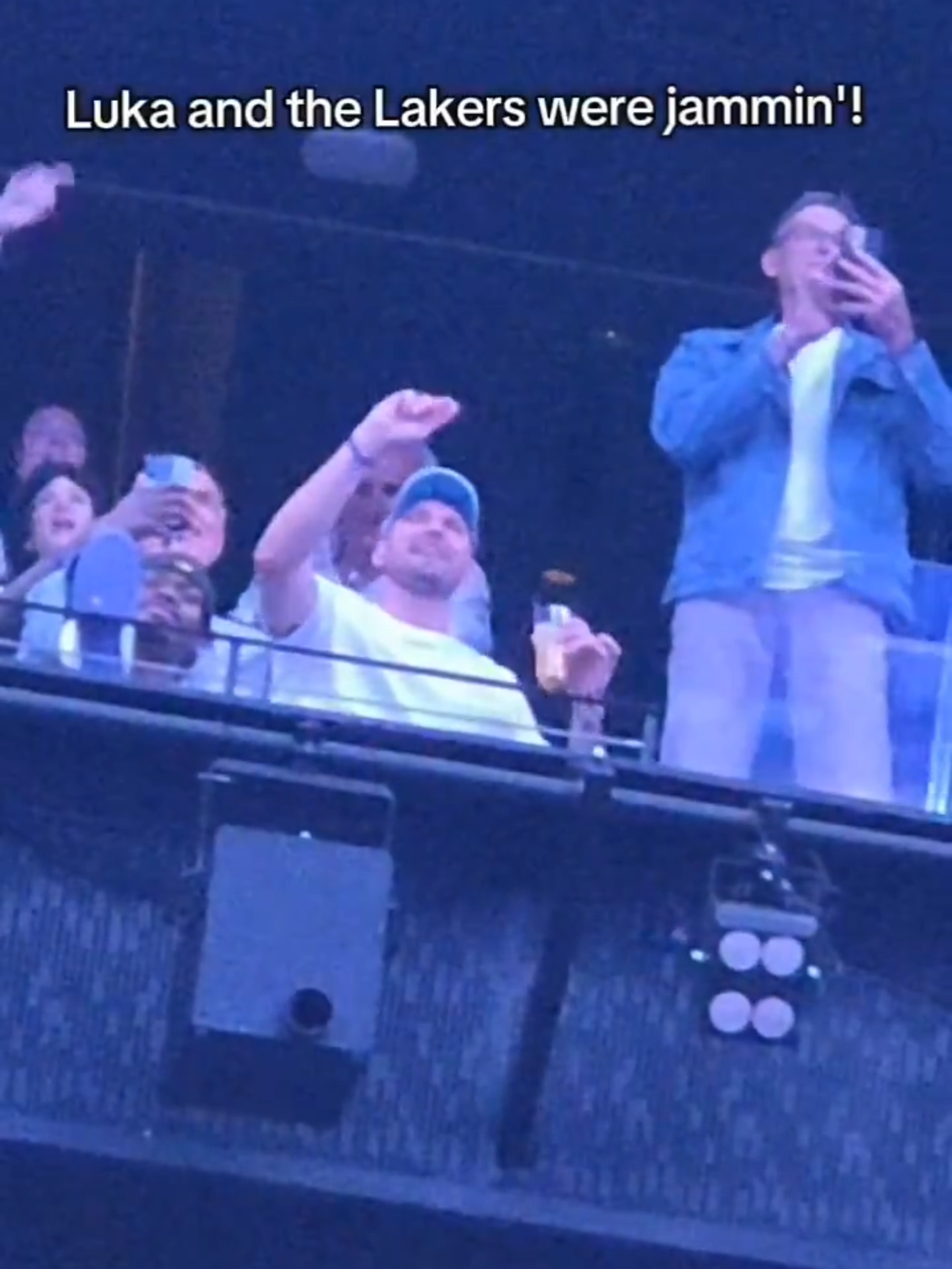 What better way to celebrate your contract extension than attending a @backstreetboys concert? 😂 [via @marissa_torrez]