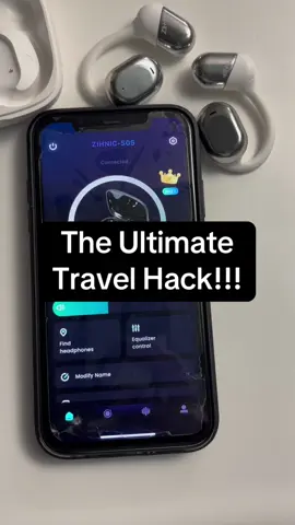 Talk to anyone, anywhere🎧🌎#translatingearbuds #languagehack #travel #travelgadgets #zihnic #tiktokfinds #LanguageLearning 