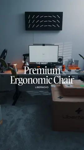 Who would have thought a smart chair could look this good!  I’ve been testing the @LiberNovo Omni Chair for the past 2 weeks and honestly, it’s a total banger. My favorite move is kicking it back to a 160° recline and turning on the massage function. So good!  Can’t recommend it enough! 😄😄   #asmr #unboxing #officechair #essentials #office #libernovo #workspace #aesthetic  