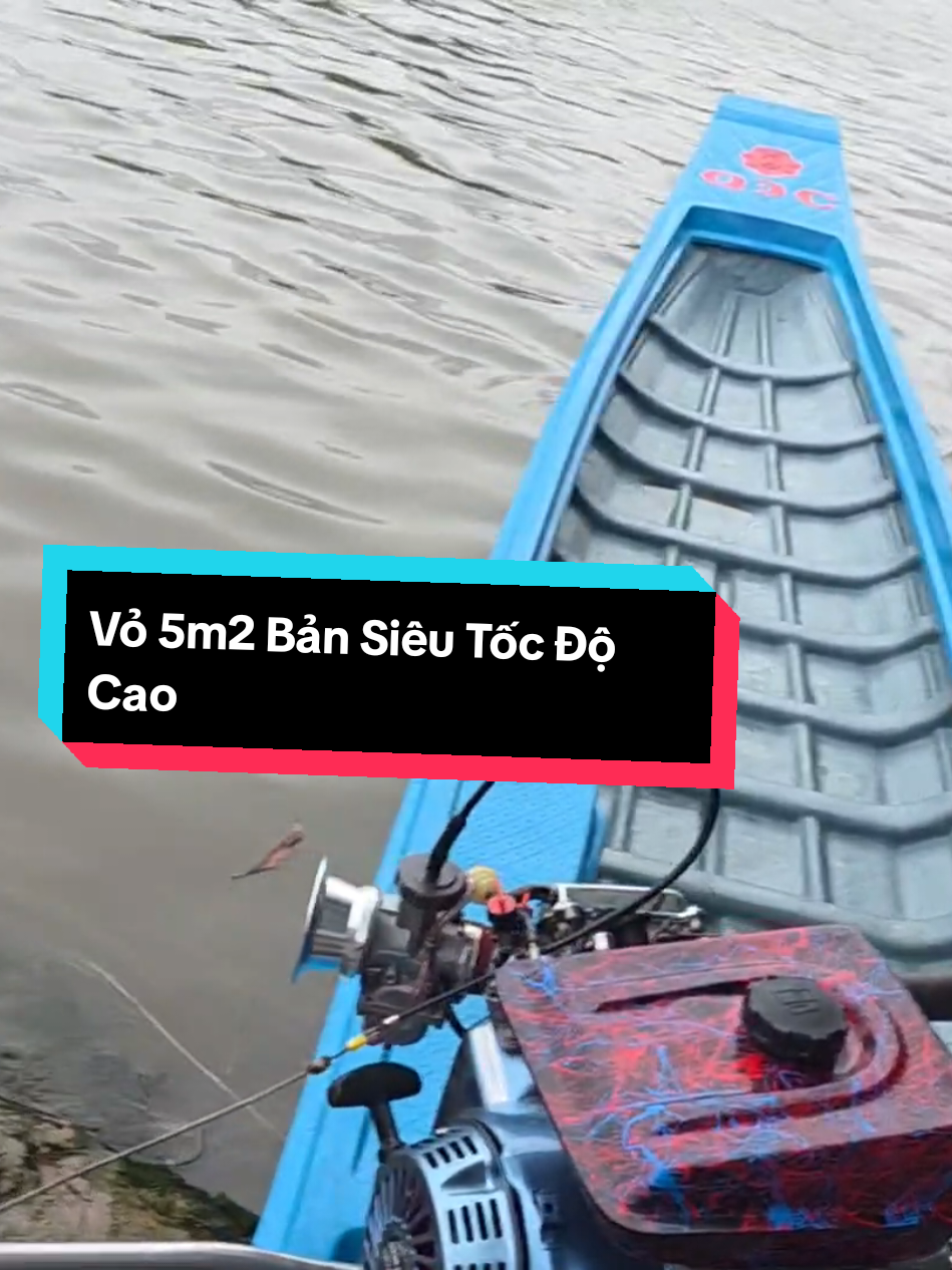 Vỏ 5m2 Quốc Đẩm Bản Chế  Mũi Nhỏ Tốc Độ Cực Cao