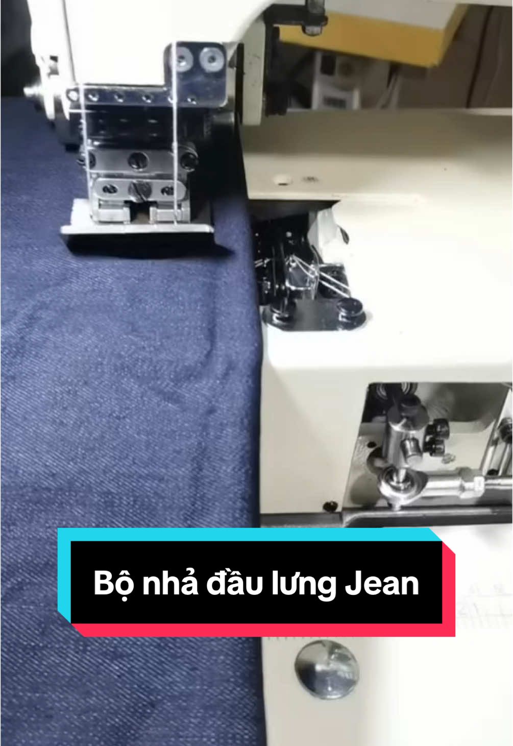 Bộ nhả đầu lưng Jeans gắn máy kansai #smartcompany #nganhmaymac #isn #jean 