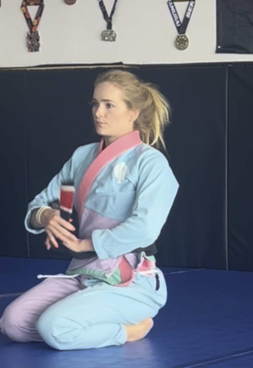 It’s very easy to not show up to jiu jitsu. Once you allow yourself to take time off you really start seeing all the sacrifices you do to simply just attend class. All of a sudden you get to relax after work, have dinner with friends and family, go to bed early, or your body starts to feel refreshed. It seems nice and you might question why you even train. The average person will give into that temptation and stop training. There’s only a small percentage who will see jiu jitsu for what it is. It’s not just a hobby to learn how to fight people, it’s a lifestyle that gives a person something worth fighting for within themselves. If you can’t find a reason to show up, show up for yourself. You are worth the investment. Trust me 🖤