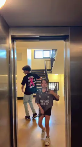 What she doing! 😂 #elevator #sister #fyp 