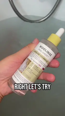 Ive seen literally everyone talking about this so I HAD TO GET MY PAWS ON IT #glowshot #ricewaterpeel #peelingskin #peelshot 