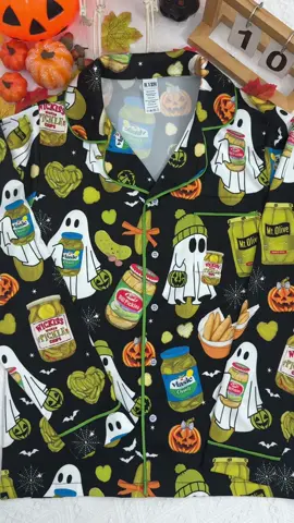 Pickle Halloween pajamas set 😚 Halloween gift for Pickle girlies 🤪 #pickle #pickles #halloween #halloweencostume #halloweengift #picklelover #halloweenlook #pjs #pajamas #sleepwear #fypシ #viraltiktok 