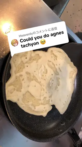 @Heavenlyに返信 #umamusume #agnestachyon #pancake #pancakeart #ウマ娘 #上坂すみれ #パンケーキアート #anime #fyp #japaneseart #foodart