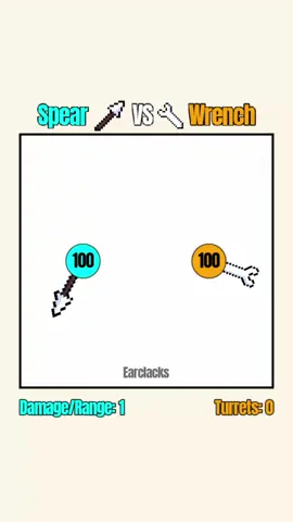 Spear 🔱 VS 🔧 Wrench #satisfying #simulation #physics #fantasy #rpg
