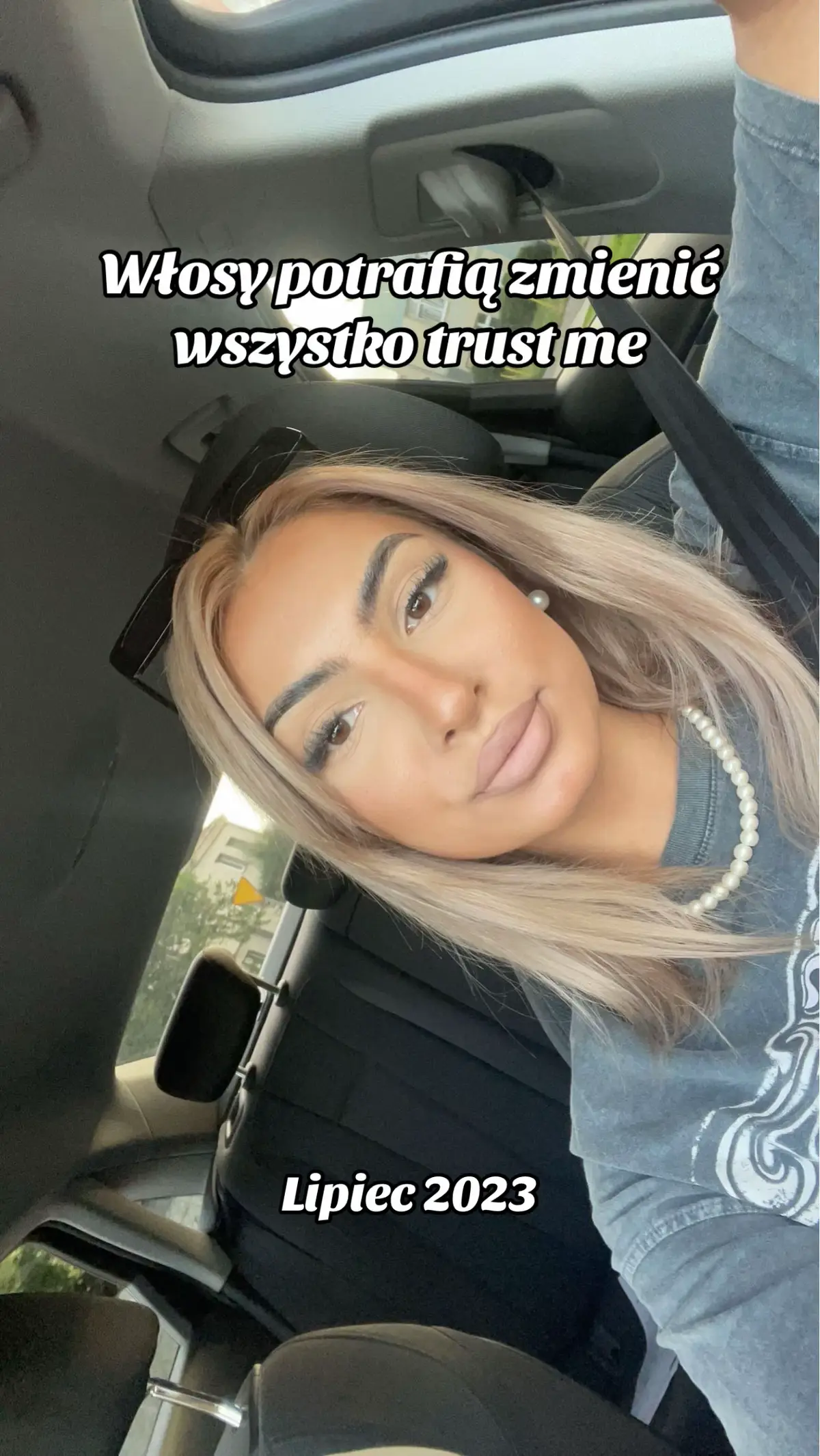 Co włosy to inna aura 😍😅 #włosy #blondehair #cherryhair #brownhair #blondwłosy #wiśniowewłosy #brązowewłosy 