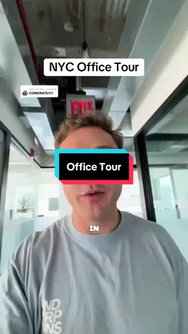 Replying to @Cam! I’m so hypeeeeee! It’s not much but it’s something! #nycofficetour 