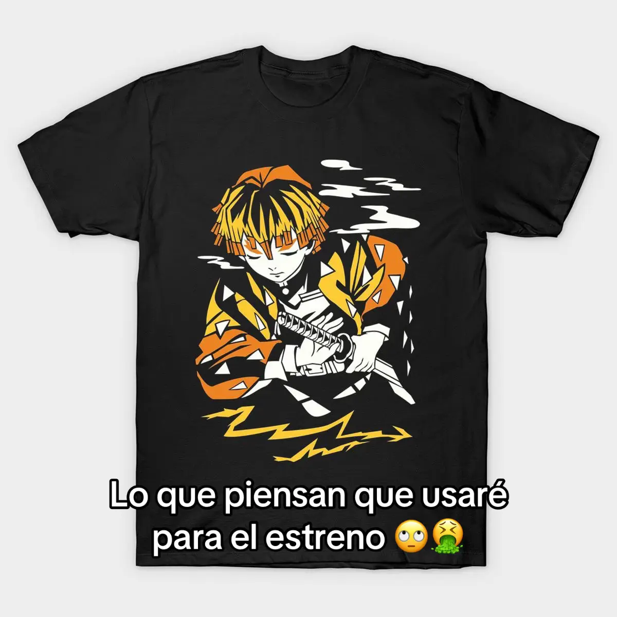 Solicita tu talla favorita 🤩 Contamos con envíos nacionales hasta la puerta de tu casa 📍 #demonslayer #anime #zenitsu #tshirt #elsalvador 