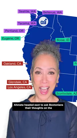 We asked Bostonians their thoughts on Boston ranking last in the latest Allstate America’s Best Drivers Report. Spoiler: it was a mixed bag. Where does your city rank on the report? Click the link in bio to learn more.