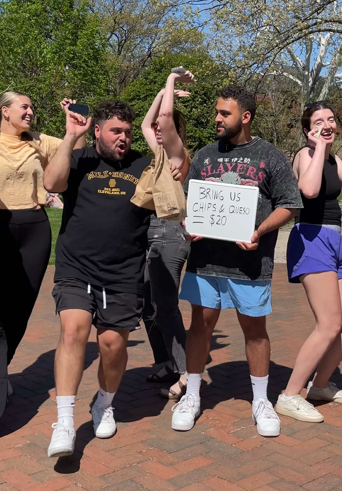 Bring us chips & queso, get $20 👀 #fyp #viral #explore 