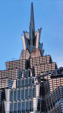 The Shanghai Jin Mao Tower, a skyscraper in China, with a height of 420.5 meters, is one of Shanghai's iconic buildings. #china #shanghai #tower #foryou #towers #fyp 