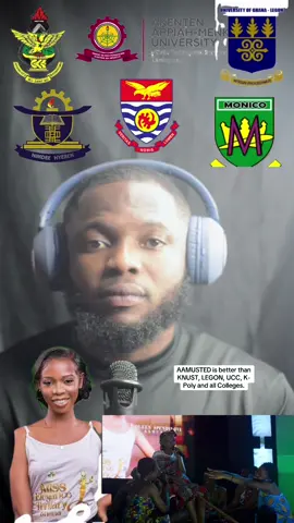 AAMUSTED is better than KNUST, LEGON, UCC, K-Poly and all Colleges. #aamusted #legon #knust #ucc #fyp 