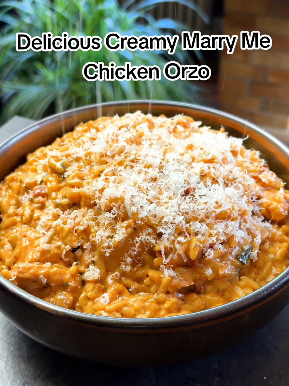 Creamy Marry Me Chicken Orzo 🤤 Creamy, cozy, and full of rich flavor, this chicken and sun-dried tomato orzo Is comfort food at its finest😍 I love making this recipe after a looooon day, when I want to eat something delicious, quick and yet well balanced and macro friendly! Calories : 580cal Protein : 42g Carbs : 45g Fat : 24g All the ingredients go perfectly together and form this yummy and very tasty meal, you really have to try it!🔥 The full recipe with the ingredients and instructions is in my Healthy & Happy Cookbook, link in my bio ✨ Hope you like it, James❤️ #chicken #orzo #creamy #tasty #cozy #delicious #FoodTok 