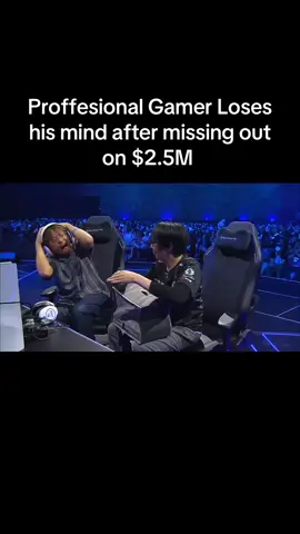 Pro e-sports player KOJIKOG after losing in semifinals, seeing his chance at $2.5 million grand prize evaporate #gaming #progamer #meltdown #fyp 