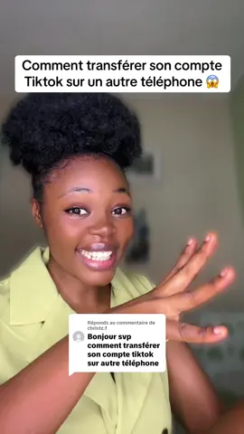 Réponse à @christz.f Comment transférer son compte Tiktok sur un autre téléphone 