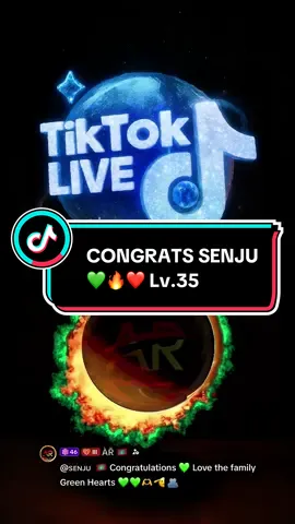 Congratulations Senju and reaching gifter level 35 💚🔥❤️ @arataryiue @ꜱᴇɴᴊᴜ  🇲🇻 @ÀŘ 🇲🇻 @𝐅 𝐈 𝐑 𝐄 🔥🇲🇻 #CapCut #capcut #foryoupageofficiall #fyp #fypシ゚ #foryoupage #congratulations #levelup #tiktok #live #edits #explore #viral #maldives #trending #greenheartfamily💚 