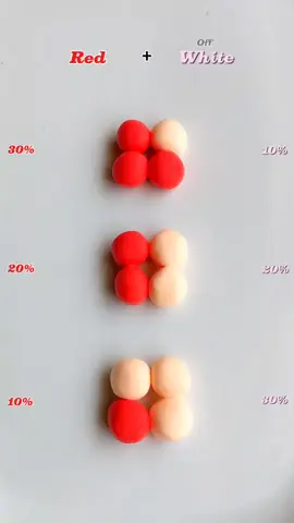Red + Off White Clay mixing . . . #colormixing #mixing #mixingthings #art #asmr #guessthecolor #mixedcolors #satisfying #relaxing #color #viralvideo #oddlysatisfying 