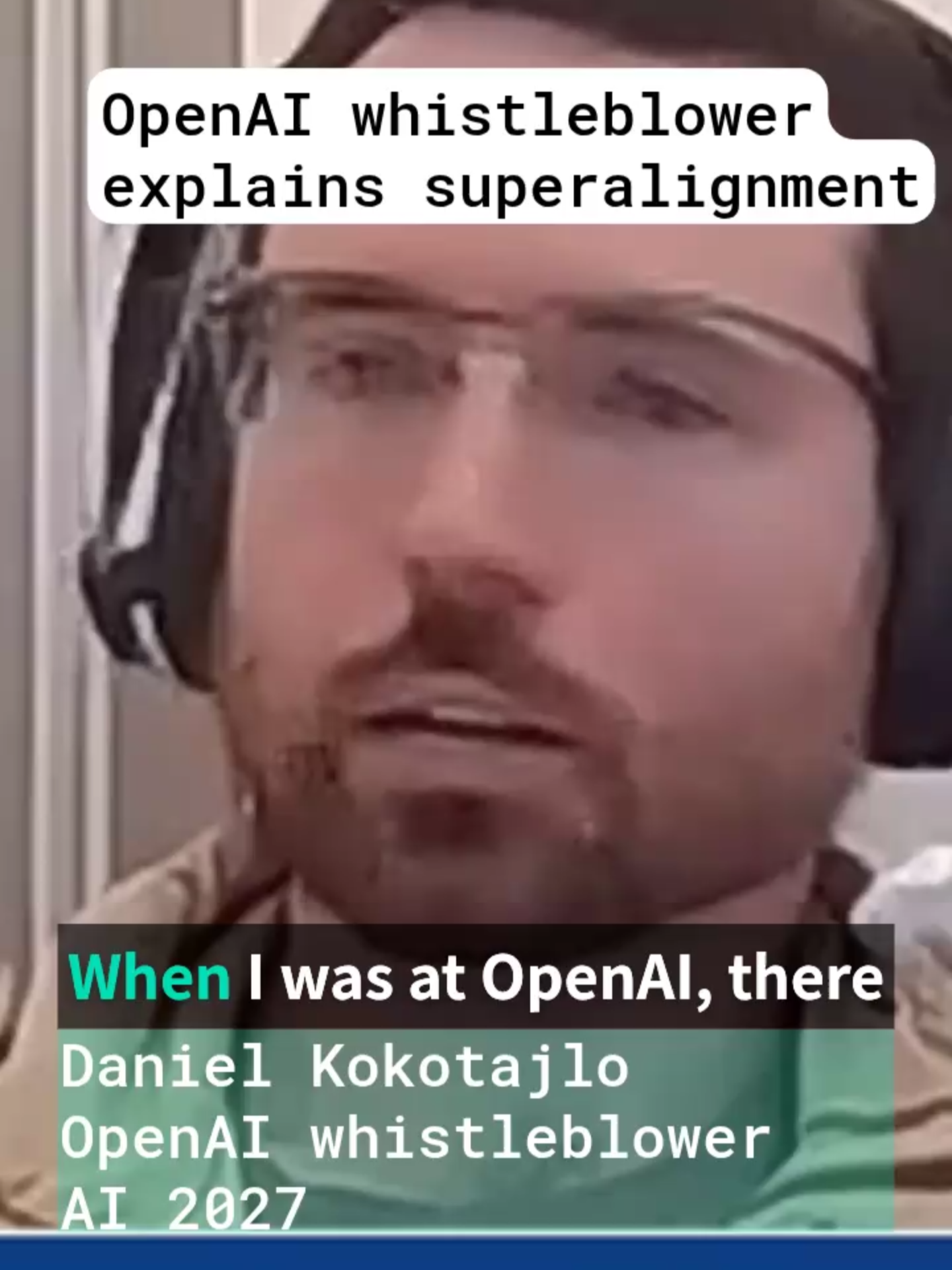 Daniel Kokotajlo explains that OpenAI's superalignment team was supposed to figure out how to control artificial superintelligence, but the team was dissolved...
