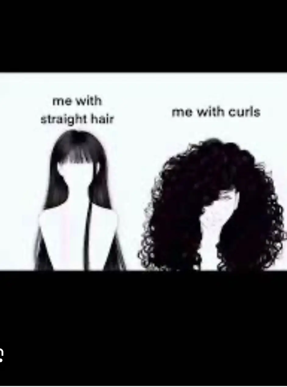 Yes, I can do BOTH🤪 #curlyhair #straighthair #bothtypes 