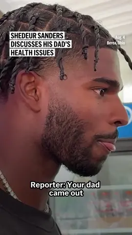 Shedeur Sanders opens up about his dad’s cancer battle. After Deion Sanders revealed his aggressive bladder cancer diagnosis, Shedeur shares how the family is handling the news post-surgery. #shedeursanders #deionsanders