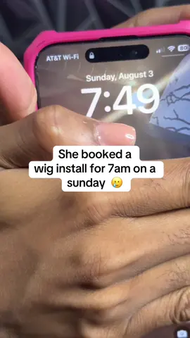 mind yall i was toe up saturday didnt hit my bed til 2 am #fyp #sunday #wiginstall 