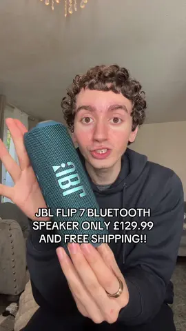 Do not let the size of this speaker fool you, the bass and volume shocked me!! Waterproof, dust proof, and even built for any vibe! Only £129.99 and free shipping!! #jblflip7 #jblspeaker #bluetoothspeaker #bassboost #waterproofspeaker #portablespeaker #tiktokmademebuyit 
