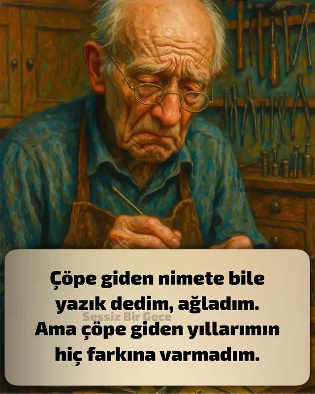 Ama Çöpe Giden Yıllarımın Hiç Farkına Varmadım....