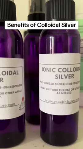 🧪✨ Discover the Power of Ionic Colloidal Silver! ✨🧪 Ionic colloidal silver has been used for centuries as a natural remedy to support the body’s immune system and overall wellness. Here are just a few benefits: 🔹 Natural Immune Support – Helps fight off harmful bacteria, viruses, and pathogens. 🔹 Antibacterial & Antiviral – A powerful, natural alternative to synthetic antibiotics. 🔹 Skin Healing – Supports the healing of wounds, burns, and skin irritations. 🔹 Respiratory Relief – May help ease sinus infections, colds, and sore throats. 🔹 Non-Toxic & Safe – When used properly, it’s a gentle and effective remedy for the whole family. Support your body naturally with the cleansing, protective energy of ionic colloidal silver. 🌿 ✨ Available now at [Your Store Name or Website] #NaturalHealing #ColloidalSilver #HolisticHealth #ImmuneSupport #PlantBasedMedicine  